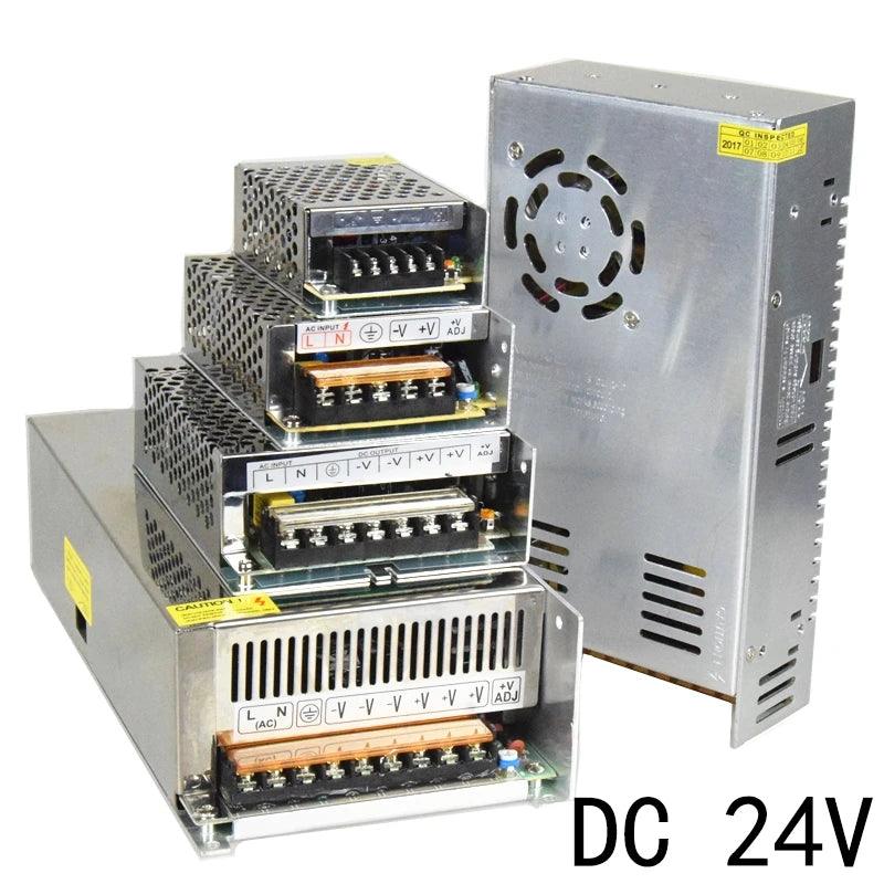 Switching Power Supply Transformer 12 24 V AC-DC Power Supply 110V 220V to 12V 24V 36V 48V 1A 20A 30A SMPS LED Strip Light CCTV