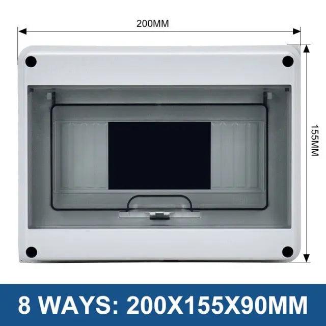 TAIXI- 2/5/8/12/15/18/24 Ways Outdoor IP65 Electrical Distribution Box - electrical center b2c