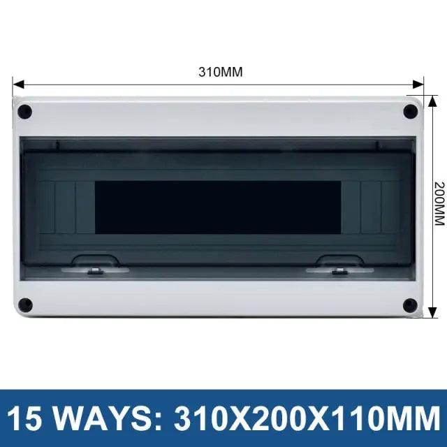 TAIXI- 2/5/8/12/15/18/24 Ways Outdoor IP65 Electrical Distribution Box - electrical center b2c