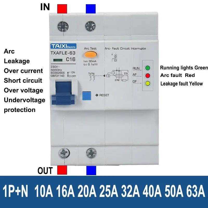 TAIXI- Arc Fault Circuit Breaker Interrupte| With Bluetooth Controller - electrical center b2c