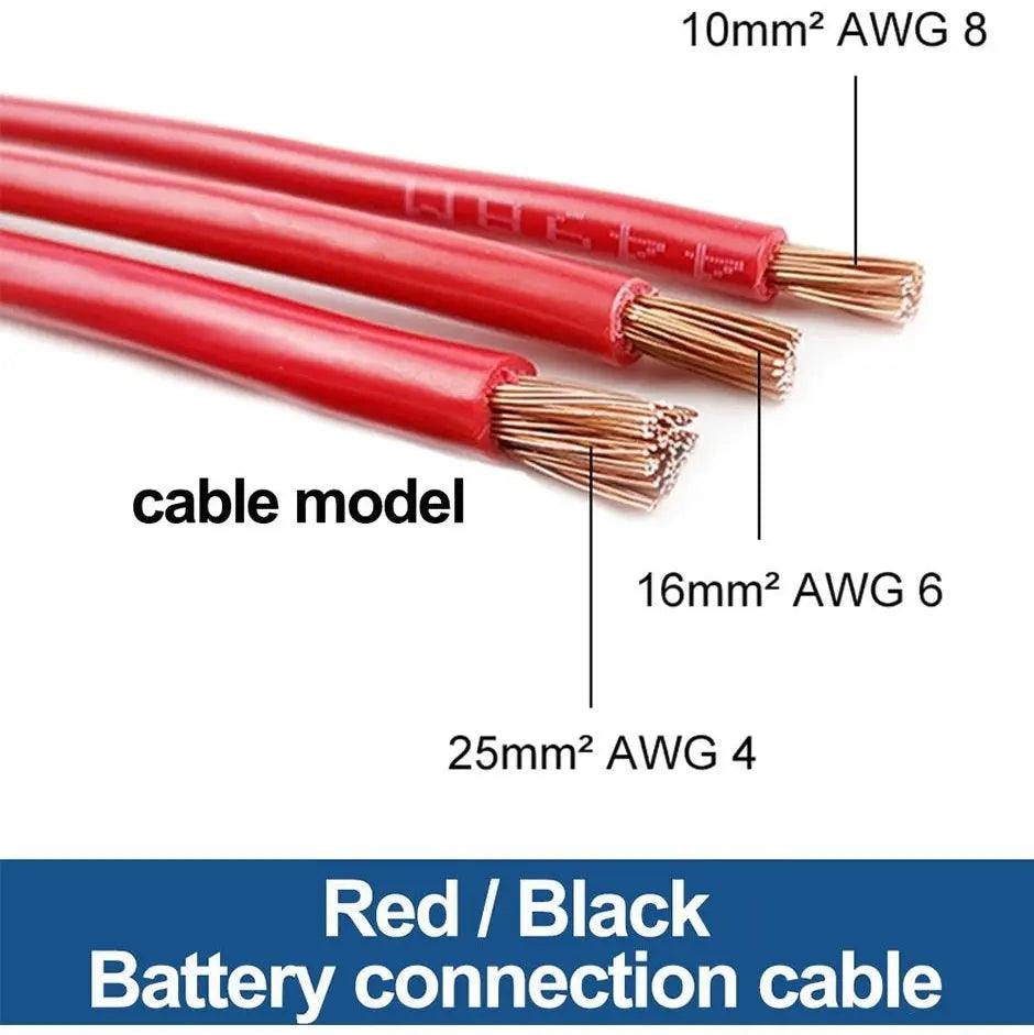 TAIXI- Battery Connection Cable/Wire 8/6/4 AWG optional with Lug - electrical center b2c