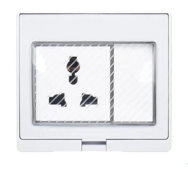 TAIXI- IP55 Waterproof Socket Switch Box|  EU AU UK US FR Universal Type Socket optional - electrical center b2c,IP55 SOCKET EU