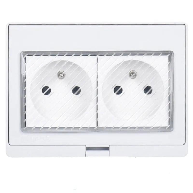 TAIXI- IP55 Waterproof Socket Switch Box|  EU AU UK US FR Universal Type Socket optional - electrical center b2c,IP55 SOCKET EU