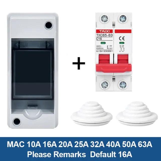 TAIXI- Outdoor Waterproof Socket Electrical Distribution Box|  EU AU UK IT FR Universal Socket optional - electrical center b2c