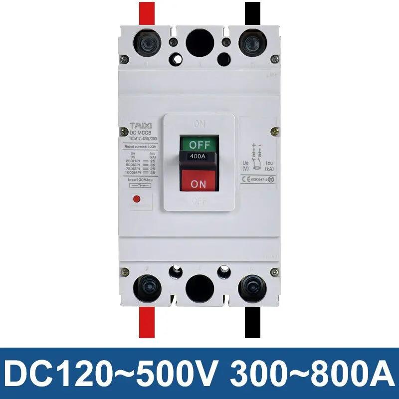 TAIXI- Solar MCCB 500V 1000V 1500V DC Photovoltaic Circuit Breaker - electrical center b2c