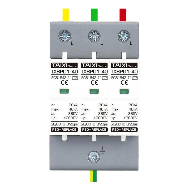 TAIXI- Surge Protective Device AC 220V 380V SPD  20KA up to 100KA - electrical center b2c