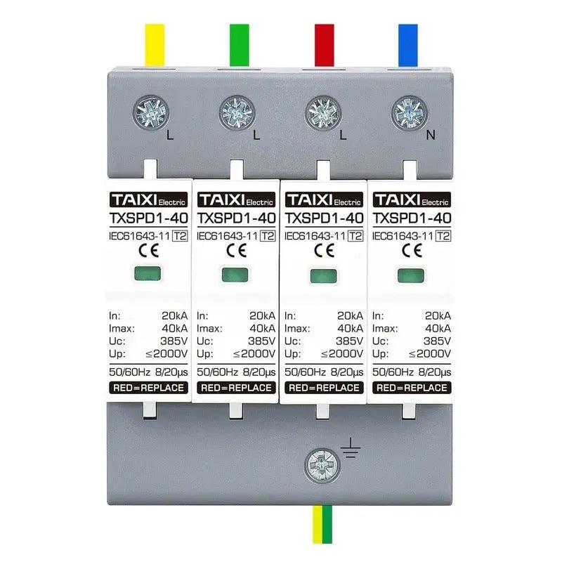 TAIXI- Surge Protective Device AC 220V 380V SPD  20KA up to 100KA - electrical center b2c