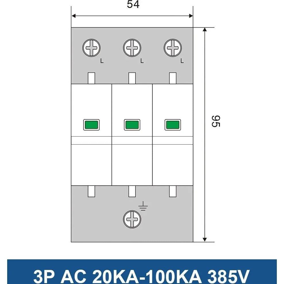 TAIXI- Surge Protective Device AC 220V 380V SPD  20KA up to 100KA - electrical center b2c