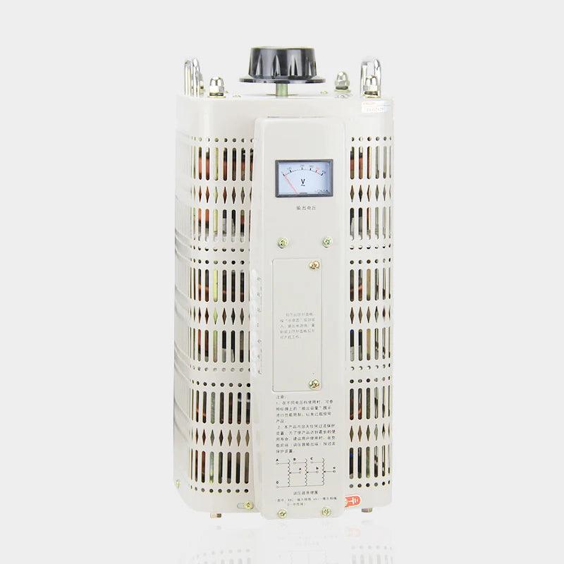 Three phase input 380V transformer 1500W voltage regulator TSGC2 1.5kVA adjustable output 0V-250V power converter.