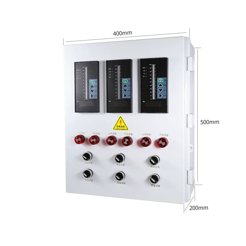 Submersible Level Sensor ABS Three Way distribution box with display meter