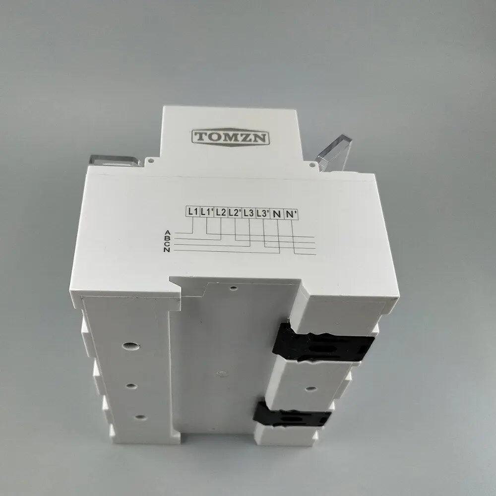 TOMZN- 10(100)A 3*230V/400V 50HZ  Three Phase Din rail KWH Meter - electrical center b2c