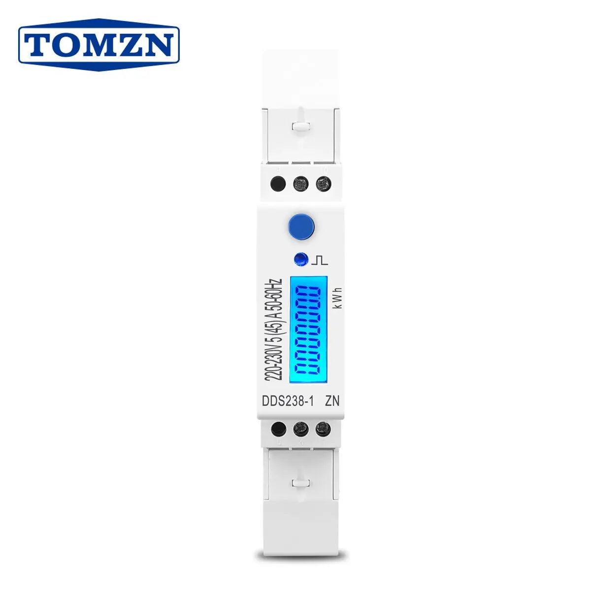 TOMZN- 5(45)A 230V Energy Meter with RS485 MODBUS-RUT - electrical center b2c