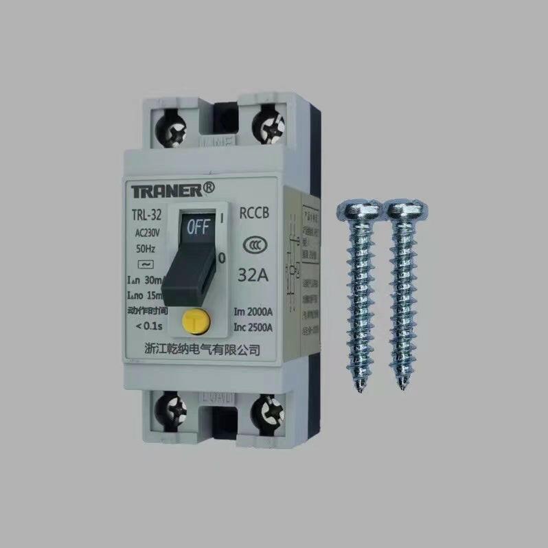 TRANER เซฟตี้เบรกเกอร์กันไฟดูด/กันไฟรั่ว มีสัญญาณไฟ 16A 25A 32A รุ่น TNB1L-32.