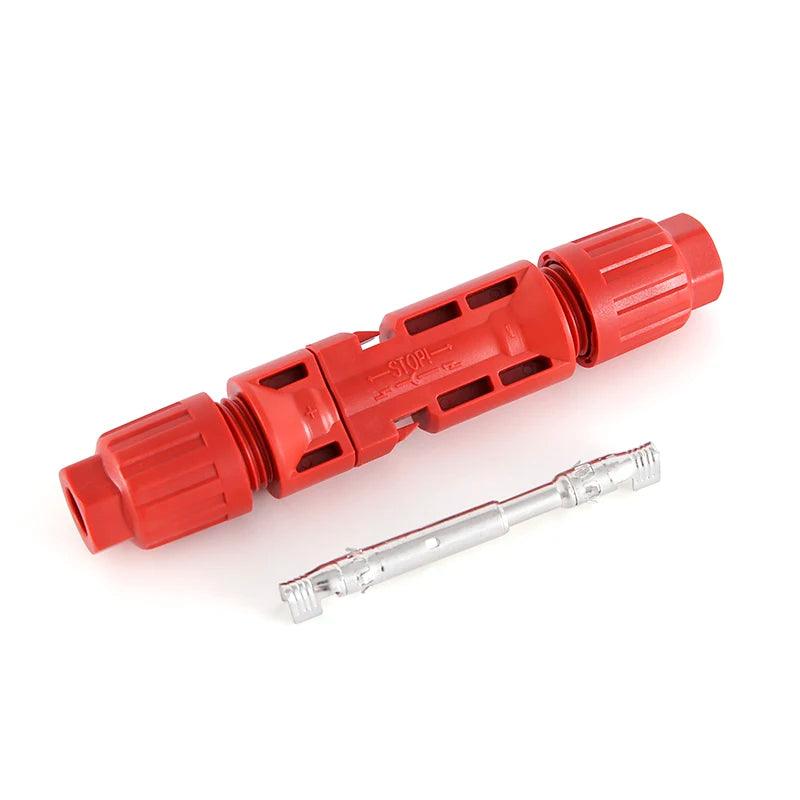 TÜV IP68 DC Solar Red Connector 200/100/40/20/10 Pcs 1000V30A PV Panel Stecker Connectors Kit for Cable 2.5/4/6mm2 Wholesale