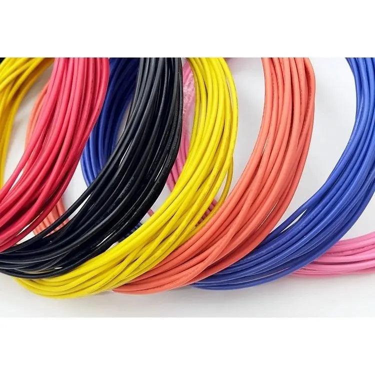 UL1007- 5M/10M Electronic Wire Copper Cable| 30-18AWG, Multicolor Optional - electrical center b2c