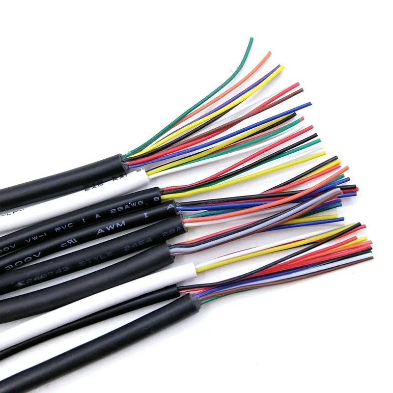 UL2464 -2/5/10M Sheathed Wire Cable| 28-16 AWG optional - electrical center b2c