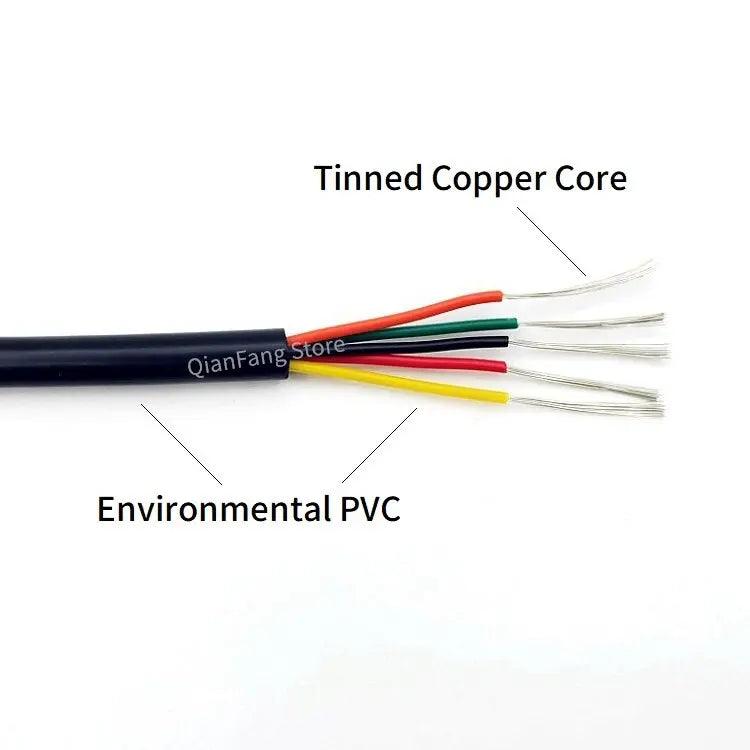 UL2464 -2/5/10M Sheathed Wire Cable| 28-16 AWG optional - electrical center b2c