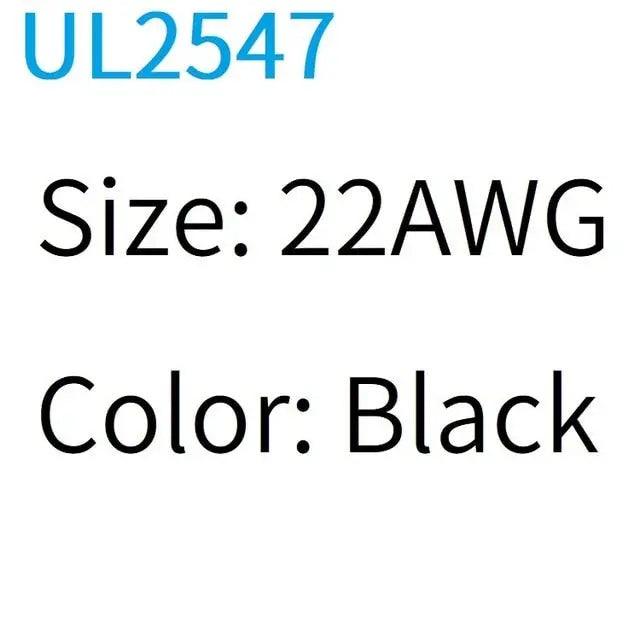 UL2547- 2/5/10M Shielded Wire Signal Cable| 32-20 AWG optional - electrical center b2c