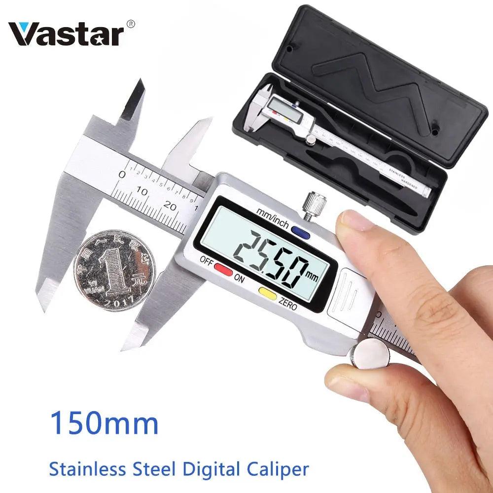 Vastar- 150mm Vernier Calipers Measuring Tool| Stainless Steel - electrical center b2c