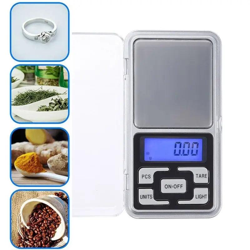 VASTAR- 200g/300g/500g x 0.01g /0.1g/Mini Presicion Pocket Electronic Digital Scale - electrical center b2c