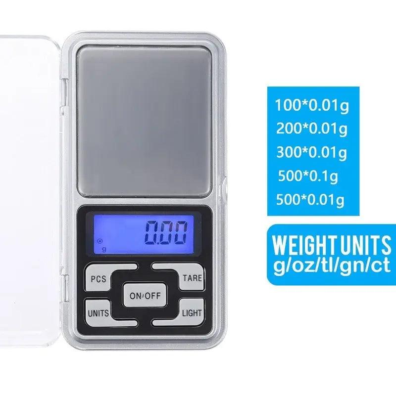 VASTAR- 200g/300g/500g x 0.01g /0.1g/Mini Presicion Pocket Electronic Digital Scale - electrical center b2c