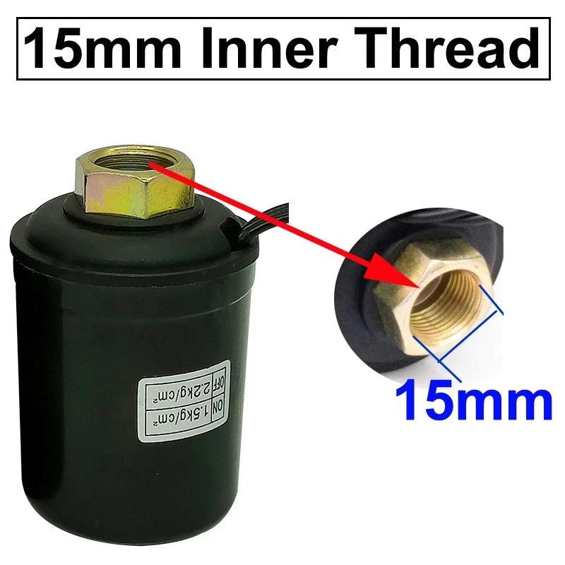 Water Pump Automatic Pressure Switch With 15mm Inner Thread Or 12.5MM Male Thread Use For Booster Pump Pressure Controller
