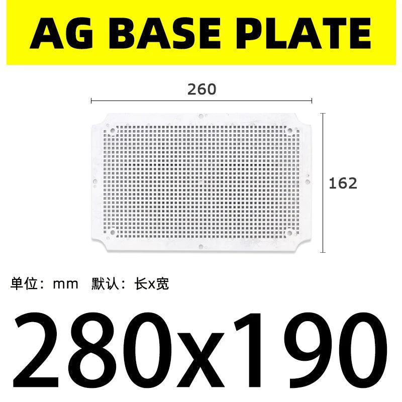 waterproof junction box base plate ABS honeycomb mounting base plate Outdoor monitoring waterproof box fixed base plate IP67