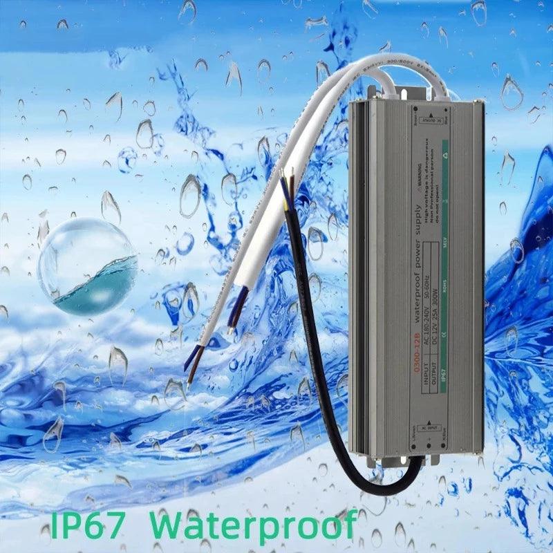 Waterproof Lighting Transformers AC 220V To DC 12 V 24V LED Driver Power Adapter 60W 100W 200W 400W Waterproof 12V Power Supply