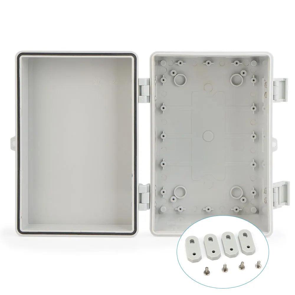 Waterproof Plastic Enclosure With Hasp Electrical Junction Box Outdoor Sealed Switch Power Case Electrical Distribution Boxes - electrical center b2c