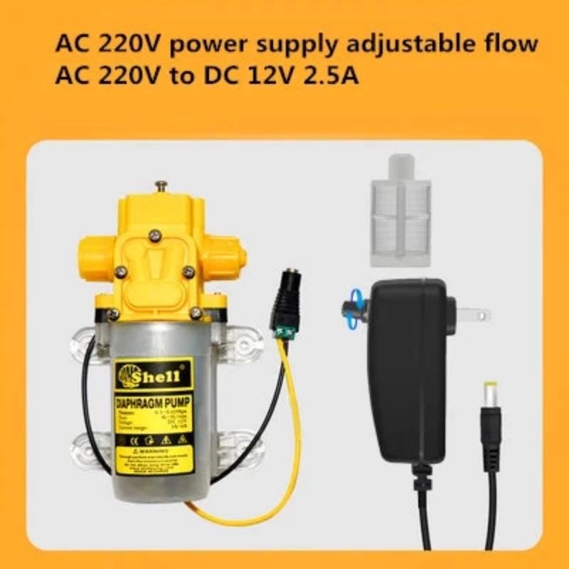 Wine Tank Wine Pump Electric Wine Pomp AC 220V Self-priming Pump Adjustable Flow AC220V To DC 12V 2.5A Household Filling Machine