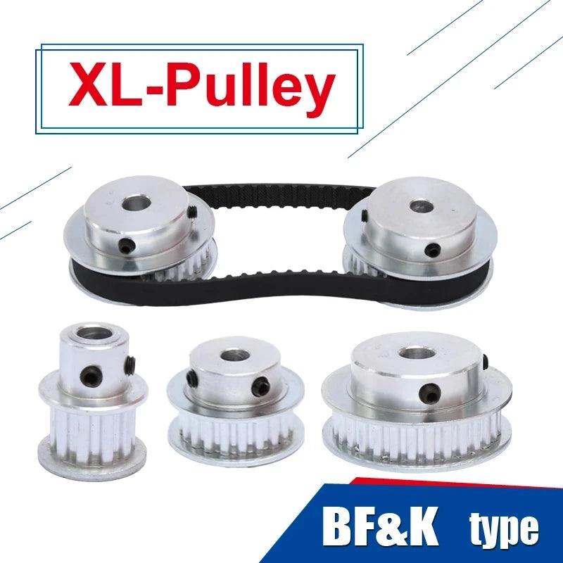 XL 12T Timing Pulley 4/5/6/6.35/8/10/12mm Bore 5.08mm Pitch 11mm Belt Width Aluminum Alloy Synchronous Timing Belt Pulleys