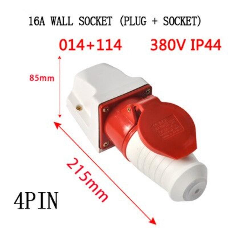 16a wall socket 4pin