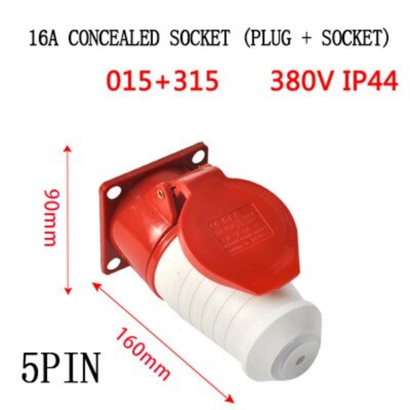 16a socket 5pin