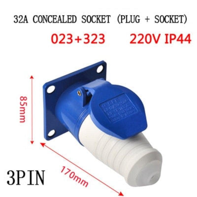 industrial plug and socket