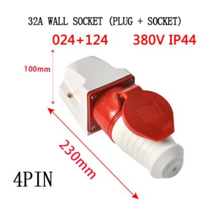 industrial socket 4pin