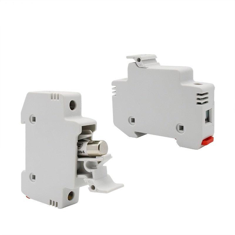 1 Set Parallel Fuse Holder 10*38mm High Voltage Solar PV1000V Fuses 3A To 30A.