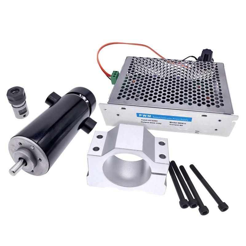 100V 800WE Dc Spindle Set 0~110V Adjustable speed Governor for carving machine.