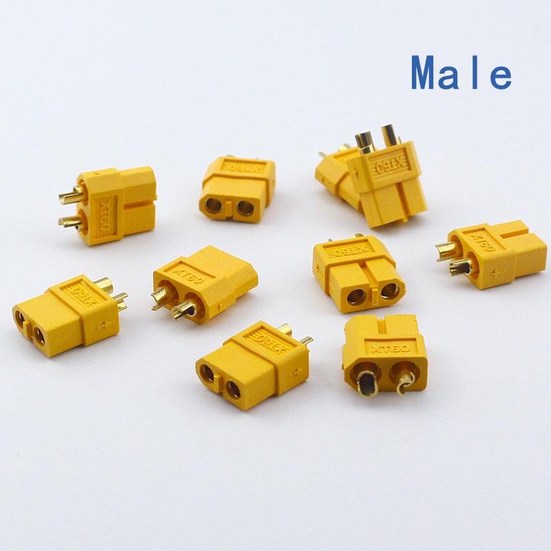 10pcs / 5pairs XT60 XT-60 Male Female Bullet Connectors Plugs For RC Lipo Battery.