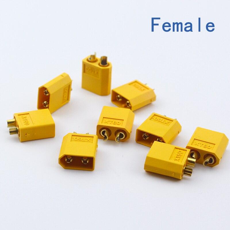 10pcs / 5pairs XT60 XT-60 Male Female Bullet Connectors Plugs For RC Lipo Battery.