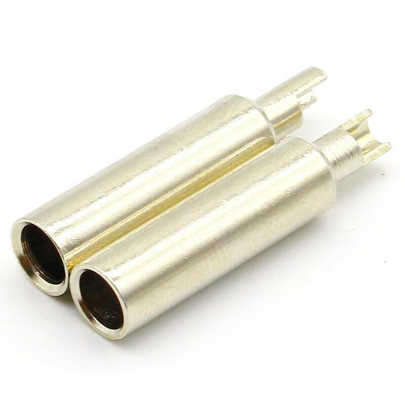 10Pcs Brass 4mm Banana Female Insulated Jack Plug Wire Solder Connector.