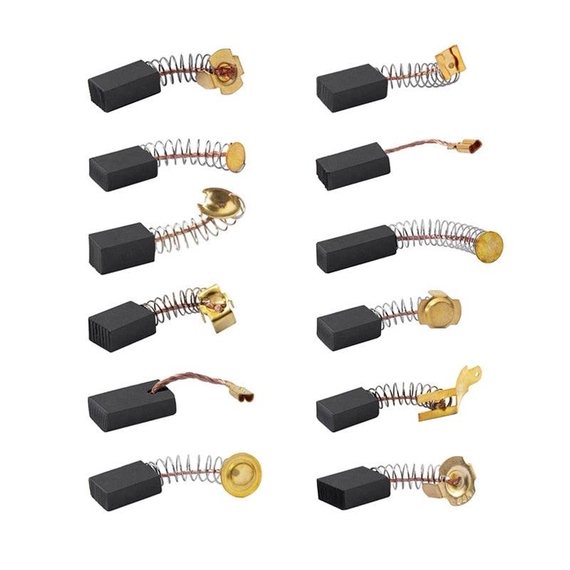 10pcs drill electric grinder replacement carbon brush graphite copper spare parts for electric motors graphite brush.