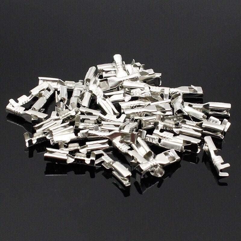 10set/lot 2.8mm 9 pin Automotive 2.8 Electrical wire Connector Male Female cable terminal plug Kits Motorcycle ebike car.