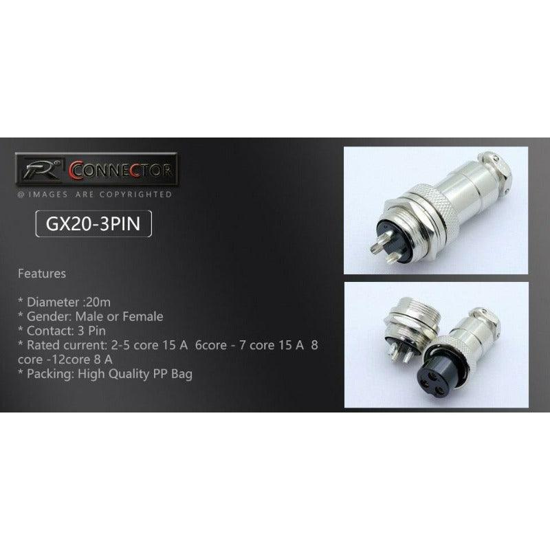 10sets GX20 Aviation Connector Male & Female| 2-14 Pin Optional.