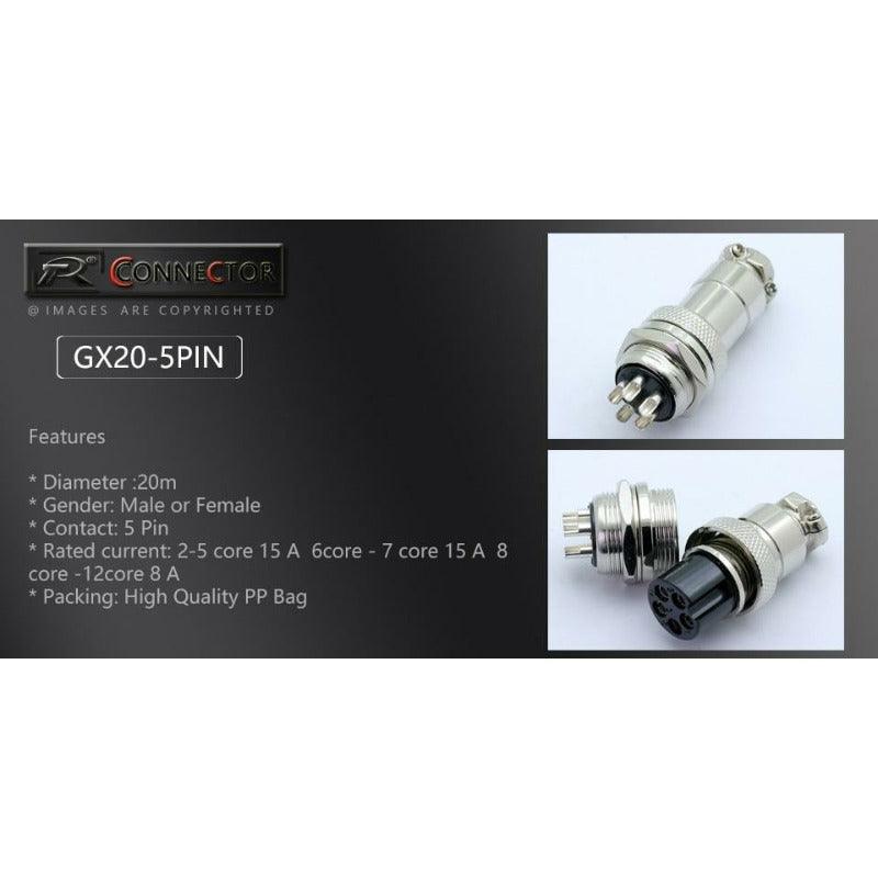 10sets GX20 Aviation Connector Male & Female| 2-14 Pin Optional.