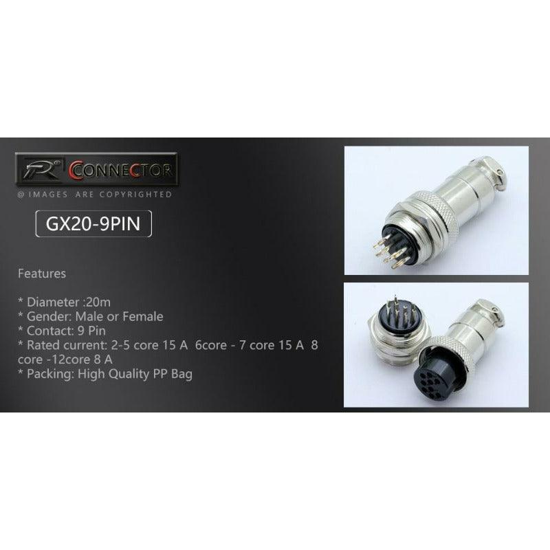 10sets GX20 Aviation Connector Male & Female| 2-14 Pin Optional.