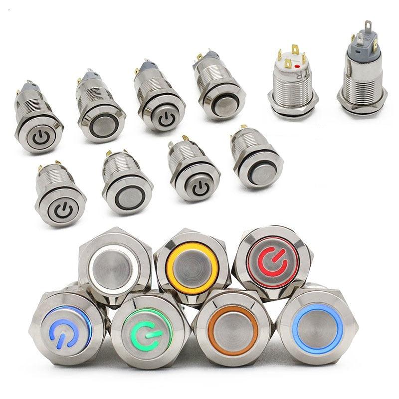 12mm push button