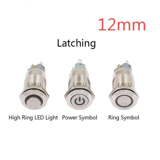 12mm latching switch, earu