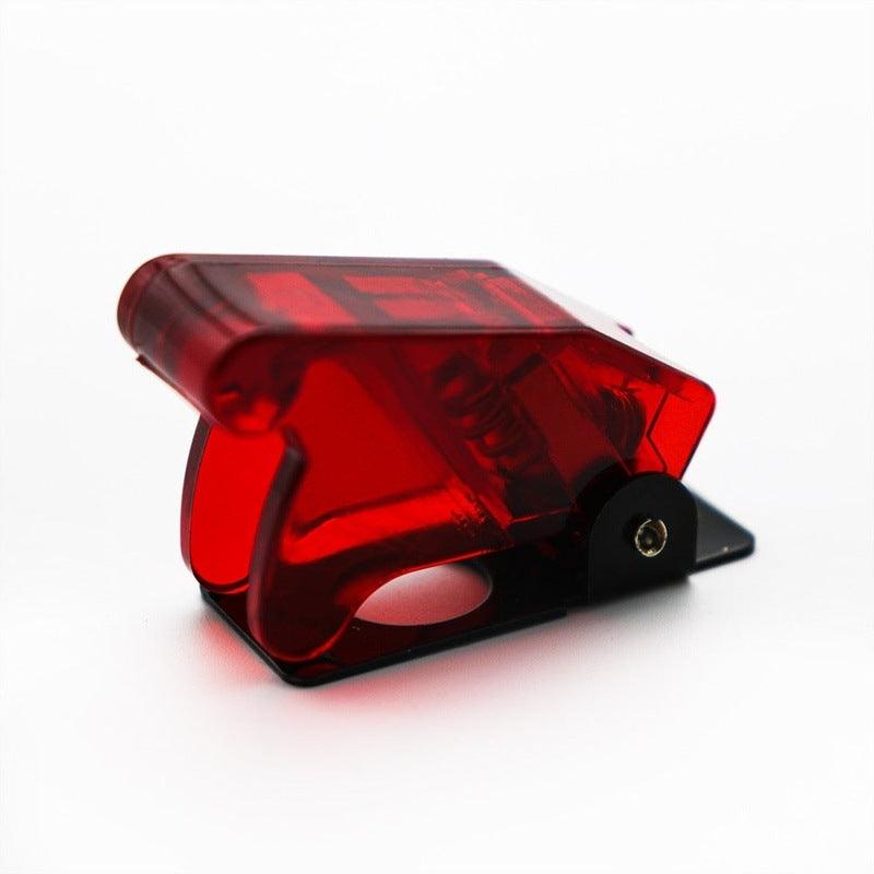 12V 20A  Auto Car Boat Truck Illuminated Led Toggle Switch With Transparent Safety Aircraft Flip Up Cover Guard Red Blue Green.