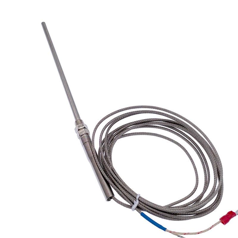 150mm probe type thermocouple K type thermocouple sensor stainless steel 0-400℃.