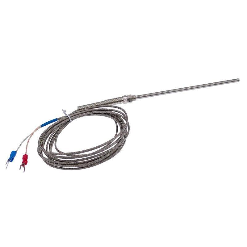 150mm probe type thermocouple K type thermocouple sensor stainless steel 0-400℃.